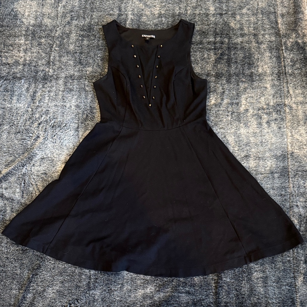 EXPRESS Elegant Black Sleeveless Dress